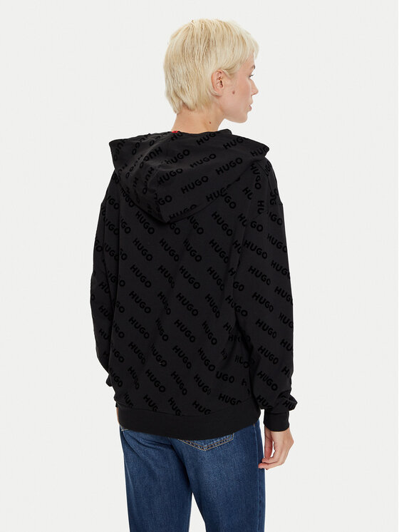 HUGO Hugo Felpa 50523400 Nero Regular Fit