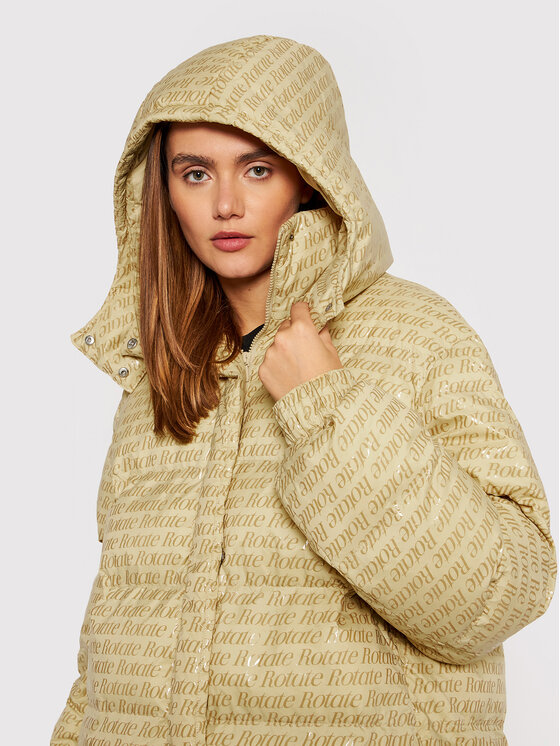 ROTATE ROTATE Giubbotto invernale Tina RT788 Beige Relaxed Fit