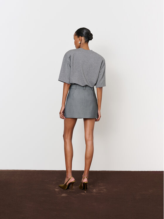 La Mania La Mania Gonna ASH Grigio Casual Fit