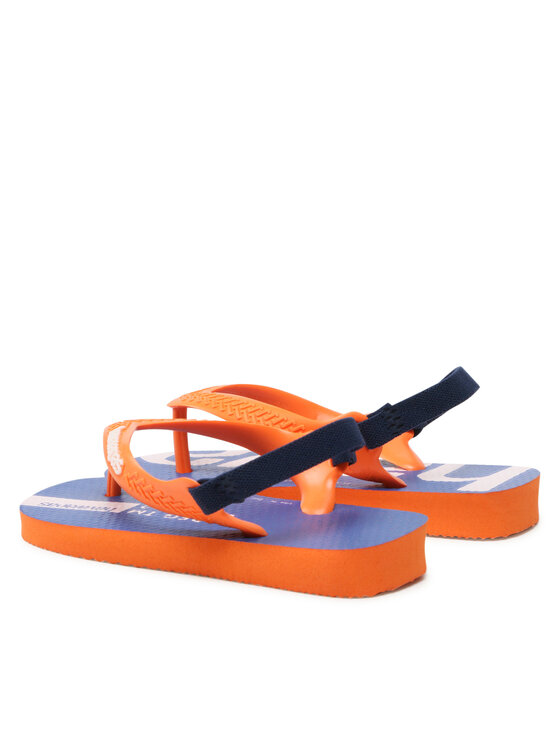 Havaianas Havaianas Basutės Baby Logomania 41457959797 Oranžinė