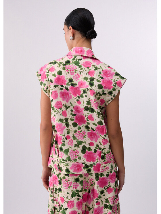 Liu Jo Liu Jo Gilet WA6341T433AP9382 Rosa Regular Fit