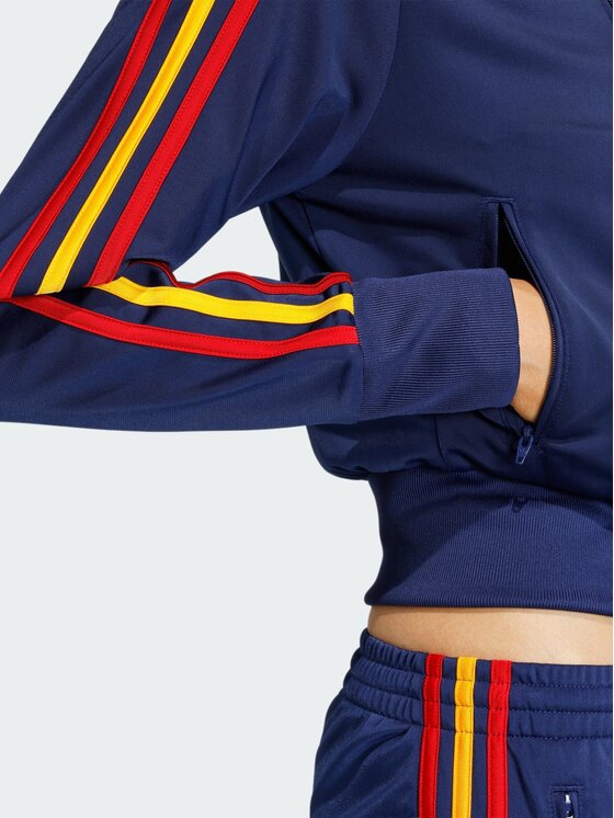 adidas adidas Bluza FIREBIRD CLASSIC Błękitny Regular Fit