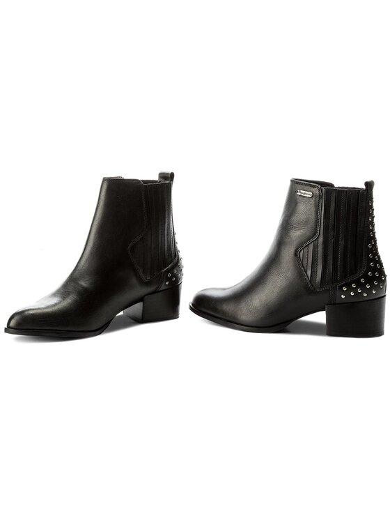 Pepe Jeans Bottines Waterloo Stretch PLS50281 Noir Modivo