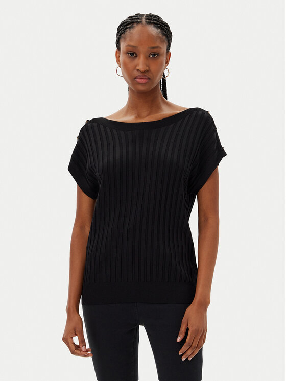 MET MET Bluză M10 242MG Negru Regular Fit