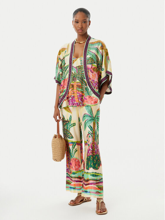 LOLA CASADEMUNT LOLA CASADEMUNT Kimono LS2602007 Farebná Regular Fit