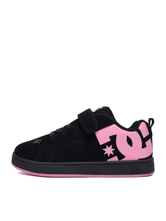 DC Shoes DC Shoes Сникърси EO-COURT GRAFFIK ELASTIC TODDLER DC02547003 Черен