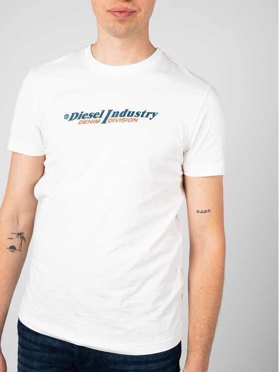 Diesel Diesel T-Shirt A12754-RPATI Λευκό Regular Fit