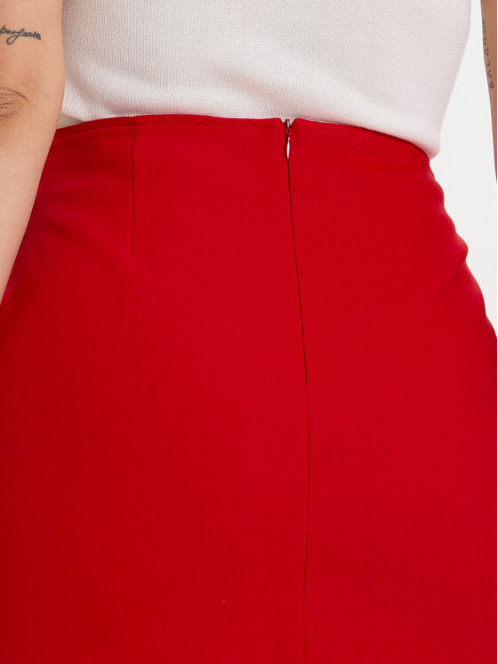 Morgan Morgan Φούστα mini 252-JADOR.F Κόκκινο Slim Fit