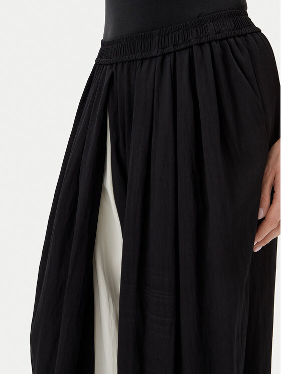 Eleh Eleh Palazzo kelnės ESS250190 Juoda Regular Fit