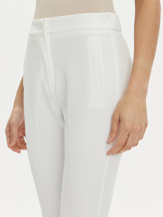 Kontatto Kontatto Pantaloni di tessuto CO901 Bianco Regular Fit