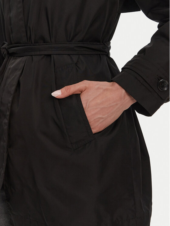 Geox Geox Trench W5520N T3111 F9000 Crna Regular Fit