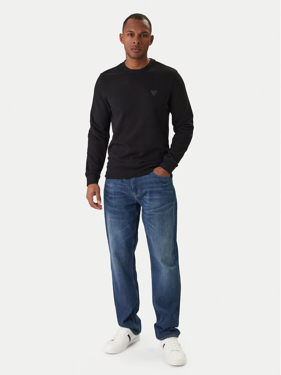 Guess Guess Μπλούζα M6RQ08 KCN01 Μαύρο Regular Fit