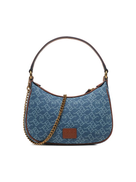 PINKO Pinko Сумка Half Moon Mini AI 23-24 PLTT 101523 A138 Голубий