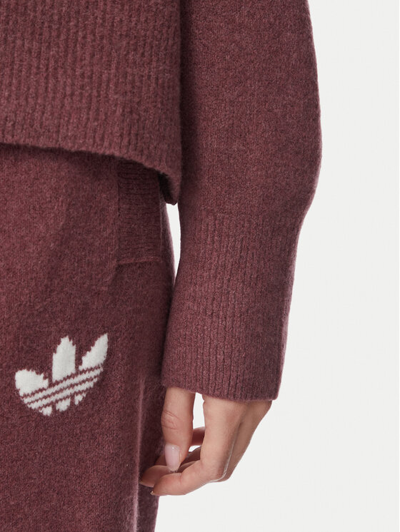 adidas adidas Pulover Essentials IA4443 Maro închis Loose Fit
