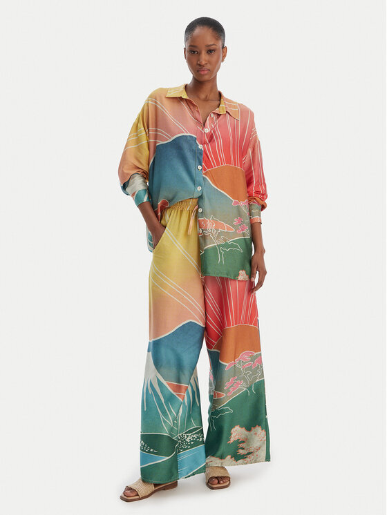 Maaji Maaji Krekls Sakura Scenery Dreambound PT2321CLS011 Daudzkrāsains Relaxed Fit