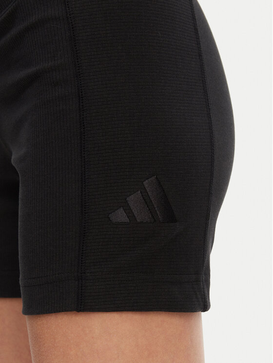 adidas adidas Cyklistické šortky ALL SZN Rib JJ1231 Čierna Slim Fit