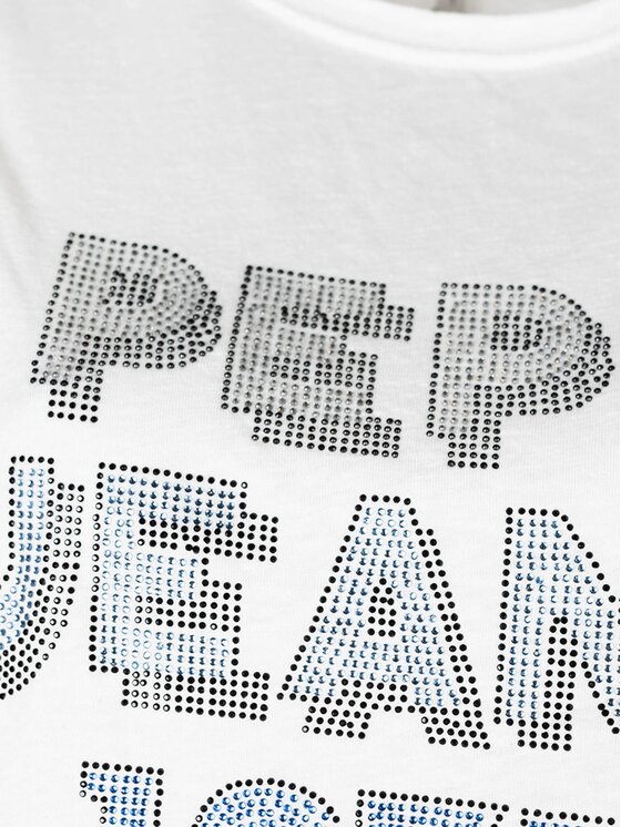 Pepe Jeans Pepe Jeans T-Shirt PL504817 | Bibiana Biały Regular Fit