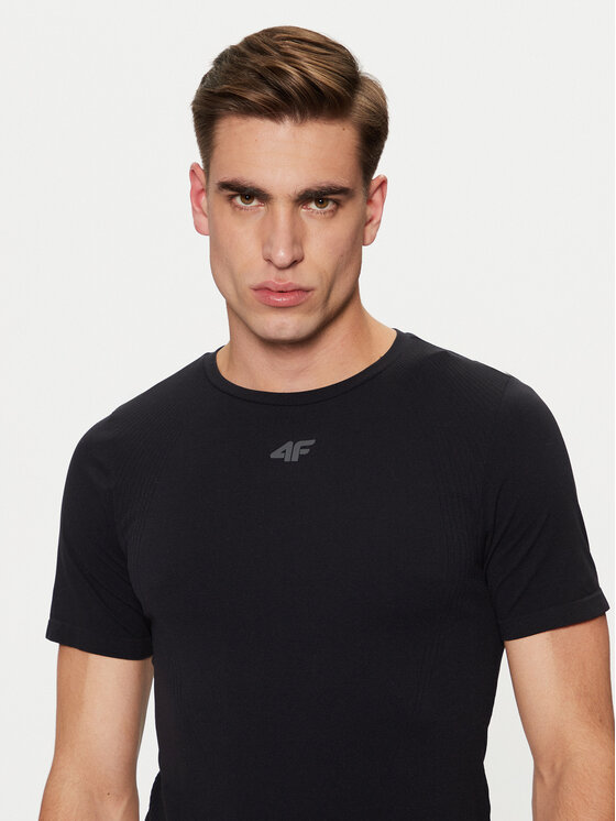 4F 4F Funkční tričko 4FWAW24TFTSM0975 Šedá Slim Fit