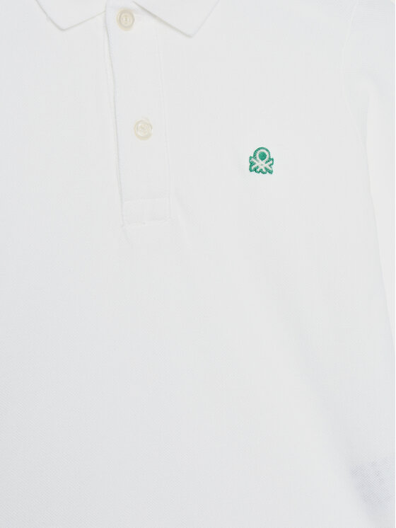 United Colors Of Benetton United Colors Of Benetton Polo marškinėliai 3089C300Z Balta Regular Fit