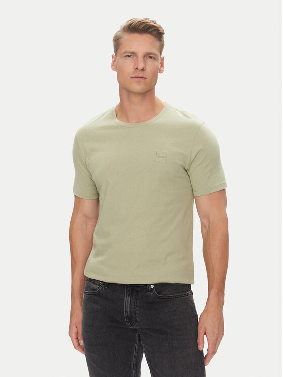 BOSS BOSS T-Shirt Tales 50508584 Zielony Regular Fit