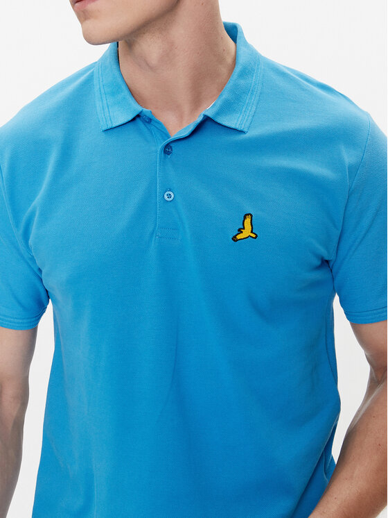 Brave Soul Brave Soul Polo majica MPS-149IMAIB Modra Straight Fit
