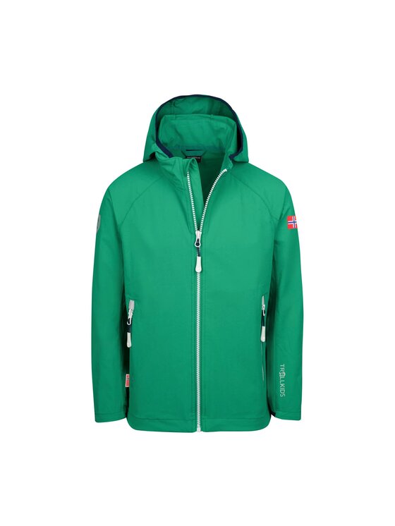 Kurtka softshell TROLLKIDS, Rozmiar 98, Zielony, 328-329