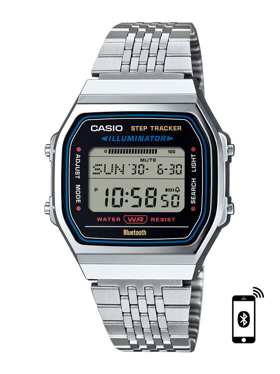 Zegarek Casio, Srebrny, ABL-100WE-1AEF