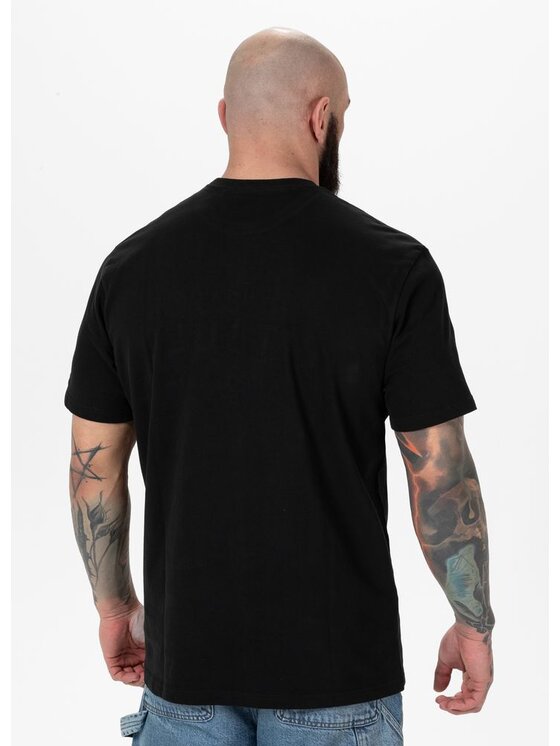 PITBULL PITBULL T-Shirt Koszulka Czarny Regular Fit
