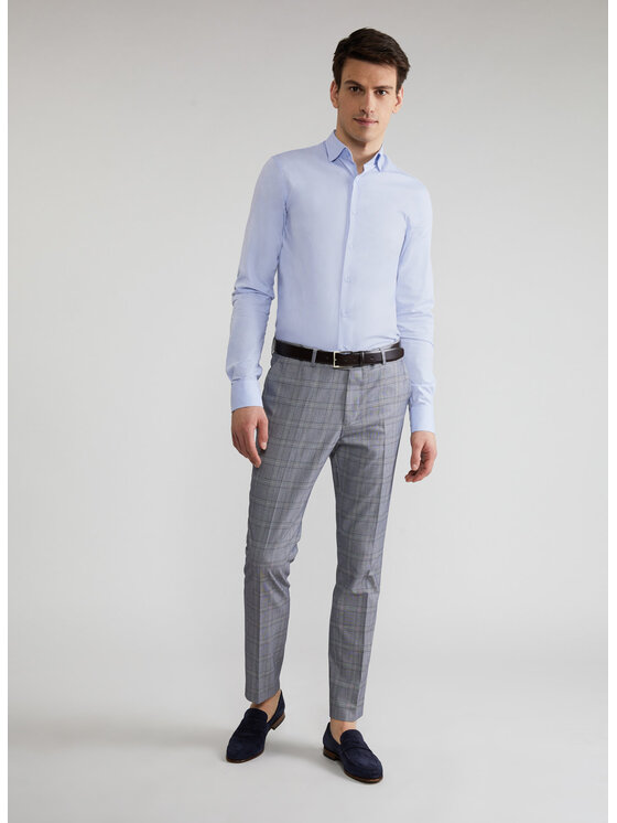 Pako Lorente Pako Lorente Koszula P000B-1X-054 Niebieski Slim Fit
