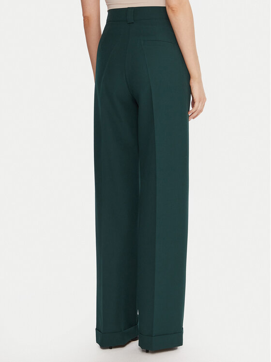 Maryley Maryley Hlače 25IB563/43BI Zelena Regular Fit