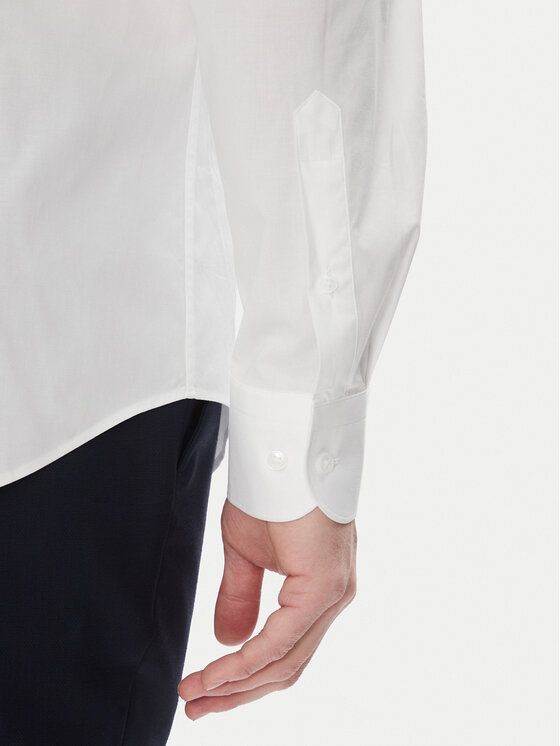 Tommy Hilfiger Tommy Hilfiger Koszula MW0MW39279 Biały Slim Fit