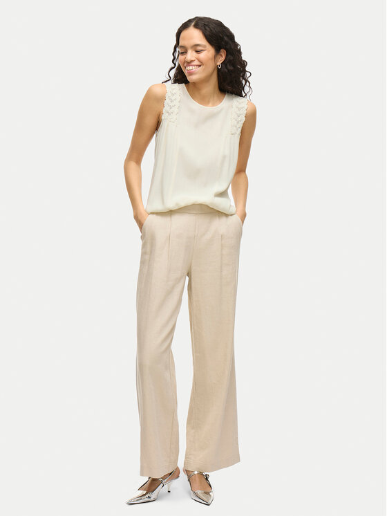 Vila Vila Majica Pernillu 14105237 Bež Loose Fit