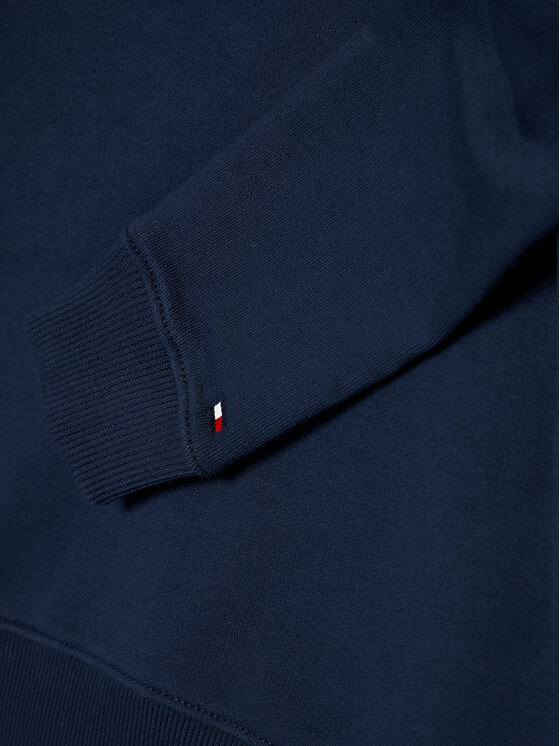 Tommy Hilfiger Tommy Hilfiger Majica dugih rukava Essential Sweatshirt KS0KS00212 Tamnoplava Regular Fit