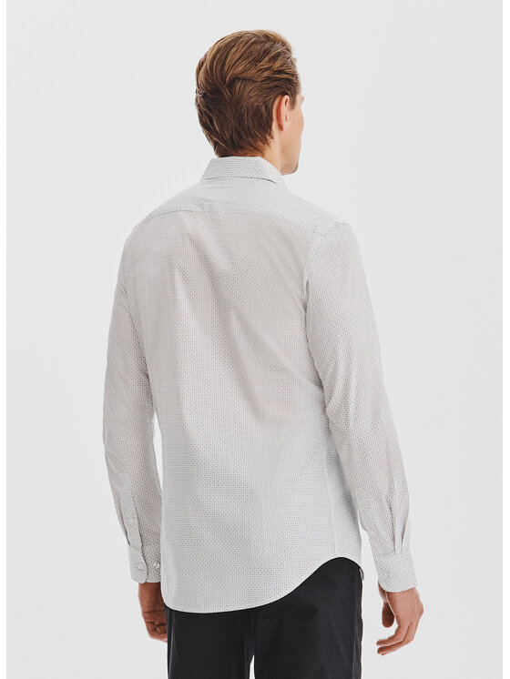 Pako Lorente Pako Lorente Koszula P25WF-1X-033 Biały Slim Fit