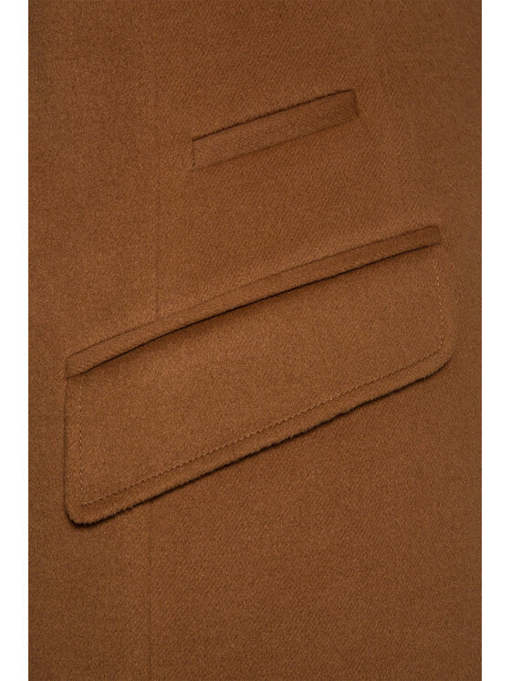 Lancerto Lancerto Płaszcz przejściowy Maryport Brązowy Regular Fit