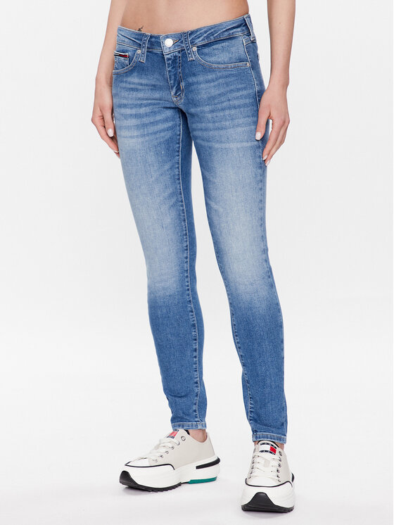 Tommy Jeans Jeans Hlače Sophie DW0DW15735 Modra Skinny Fit