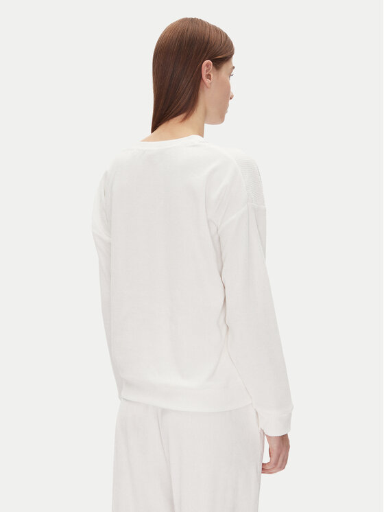 HUGO HUGO Pulóver Neve_Sweatshirt 50531686 Ekru Relaxed Fit