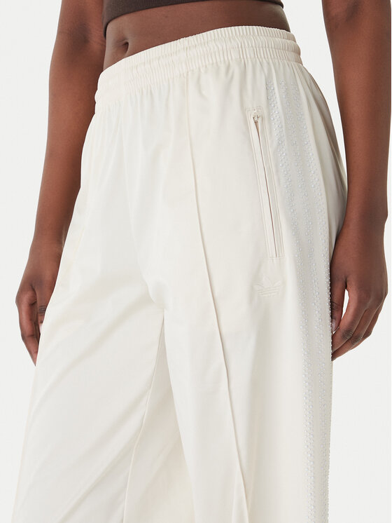 adidas adidas Spodnie dresowe Pearl Firebird KE3393 Écru Loose Fit
