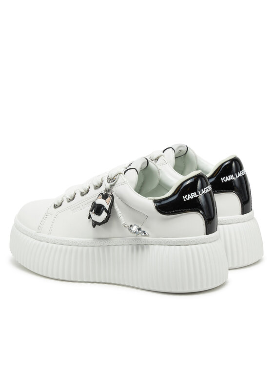 KARL LAGERFELD KARL LAGERFELD Sneakersy Kreeper Lo KL42376T Biały