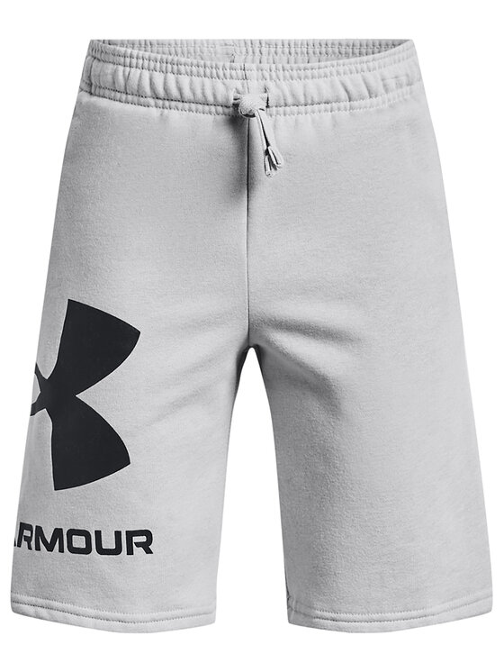 Under Armour Športové kraťasy UA RIVAL FLEECE LOGO SHORTS 1359065 Sivá Regular Fit