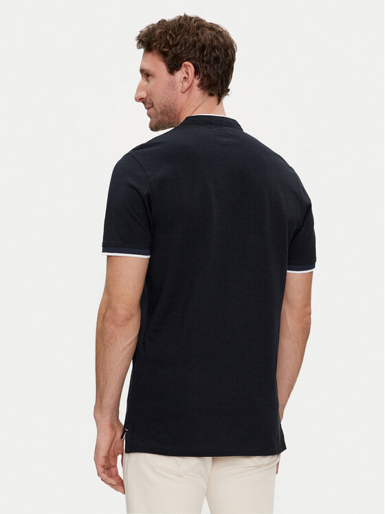 Jack & Jones Jack & Jones Polo Paulos 12199711 Granatowy Slim Fit