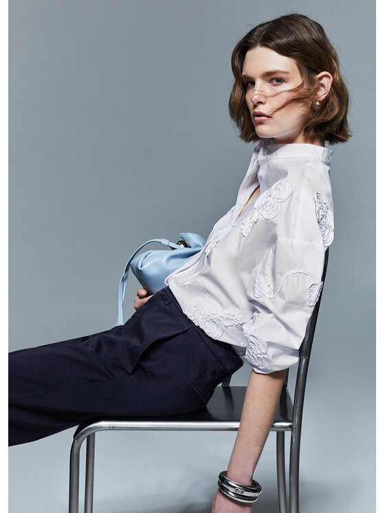 Liu Jo Liu Jo Camicia CA6170T039A11111 Bianco Loose Fit