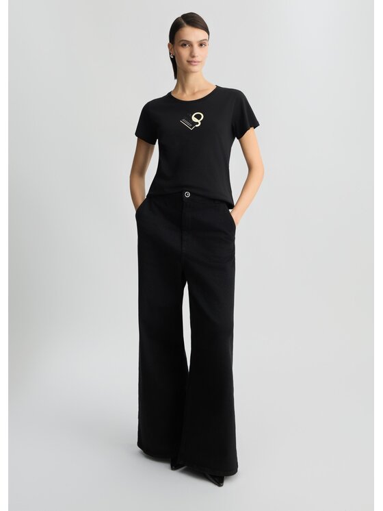Liu Jo Liu Jo T-shirt TA5170JS923M9121 Nero Regular Fit