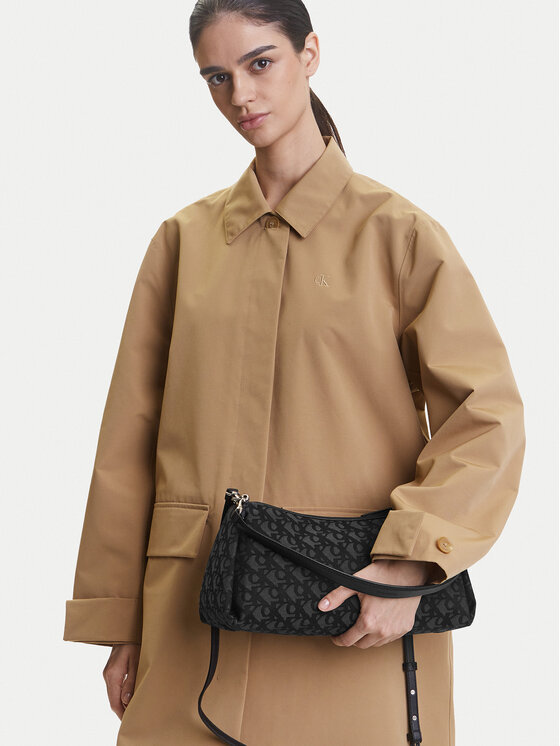 Calvin Klein Jeans Calvin Klein Jeans Käekott Drop Monogram Lg Shoulder Bag LV04K3114G Must