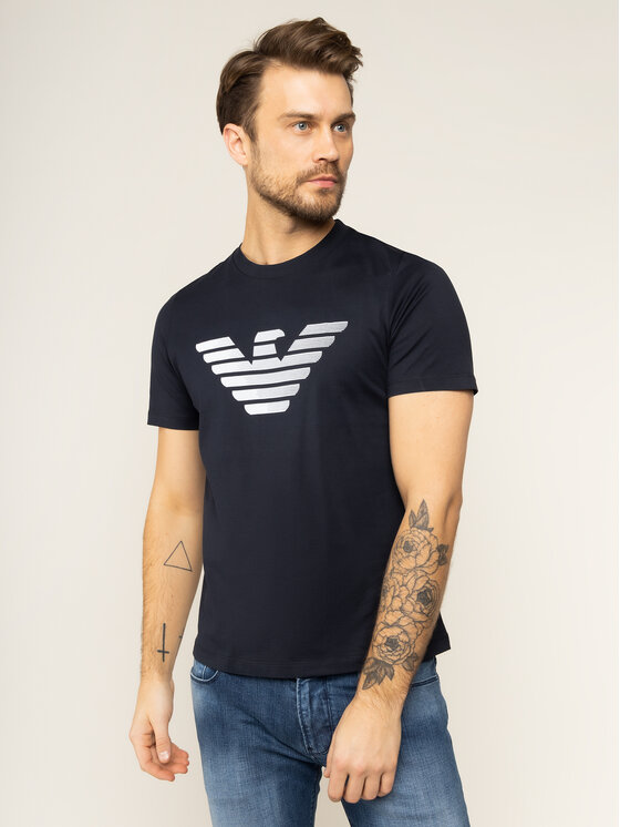 Emporio Armani Emporio Armani T-shirt 3H1TD0 1J30Z 0922 Bleu marine Regular Fit