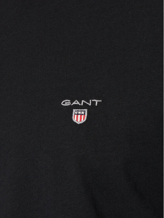 Gant Gant Tricou Original Shield 2003295 Negru Regular Fit