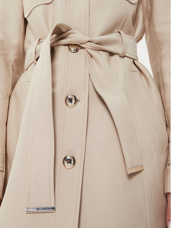Morgan Morgan Trench 231-GOLIAM Beige Regular Fit