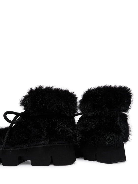 United Nude United Nude Sněhule Stomper Fur Boot 1104801120 Černá