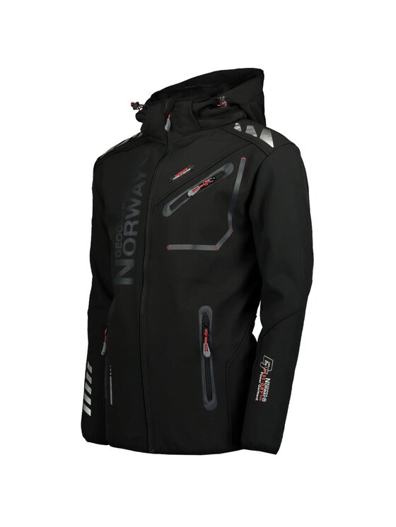 Geographical Norway Geographical Norway Kurtka softshell WW1975H/GN/Black / Black Czarny Regular Fit