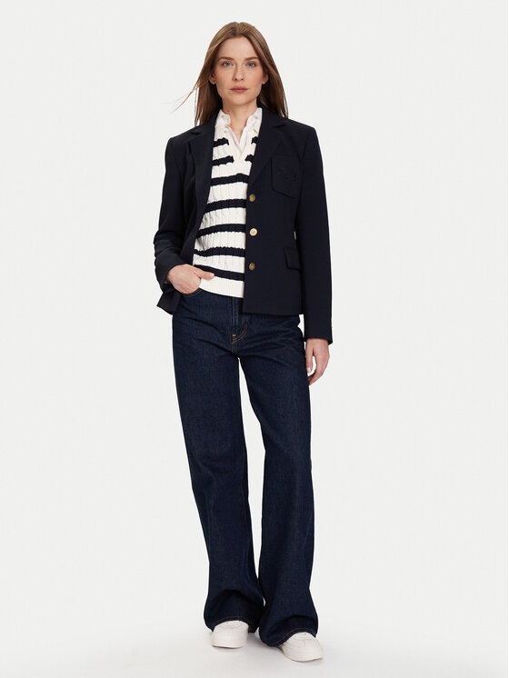 Tommy Hilfiger Tommy Hilfiger Sacou WW0WW46660 Bleumarin Slim Fit